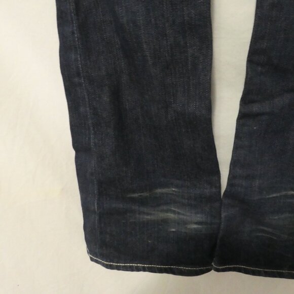 TRUE RELIGION BRAND JEANS | size 26 | Classic Dark Blue Straight Leg Denim Jeans - Picture 15 of 16